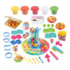 Playgo klei speelset luxe eetplezier - 5 potjes kleurrijke klei.