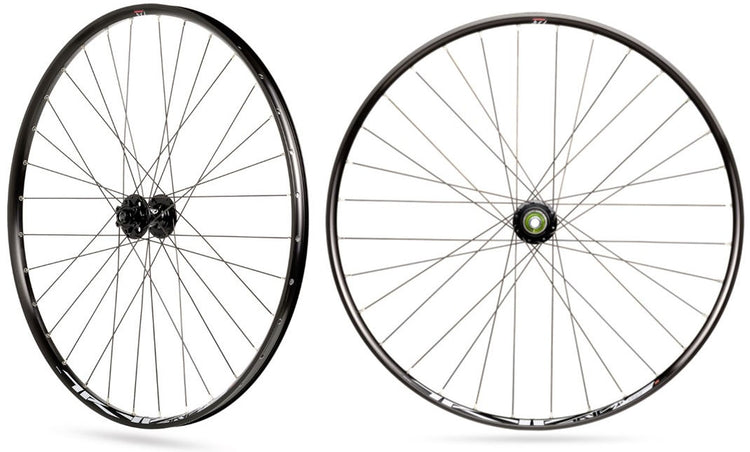 Rodi wielset tryp 25 29 met 15x100 en 12x142 steekas - 6 bouts remschijfbevestiging - 8 9 10 11 speed - zwart