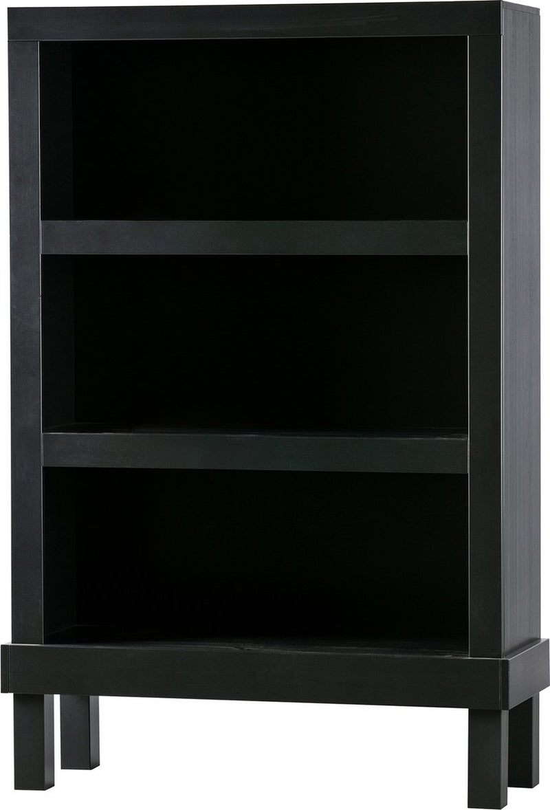 Woood bonk open kast - grenen - zwart - 160x103x37