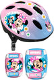 Minnie mouse helm en elleboog- kniebeschermers set - mn432507 - 50 56 cm