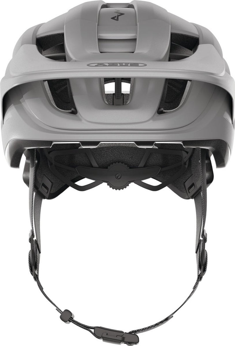 Abus fietshelm cliffhanger ti silver l - 57-61 cm - zilver - geschikt voor gebruik op mountainbikes - 365 g l