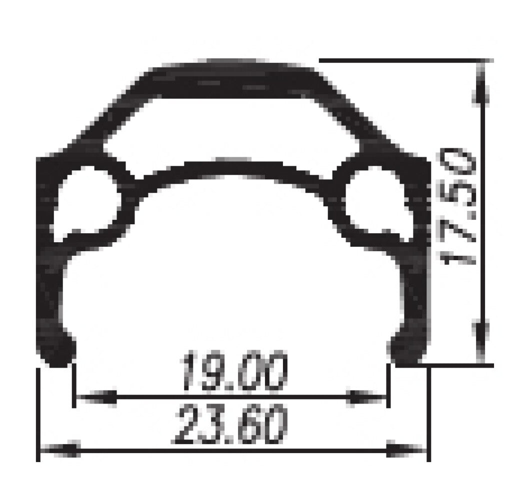 Velg Primax E STR19 28 - 622 x 19C - 36 gaats - spaak 14 Frans ventiel - zwart met remrand
