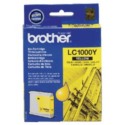 Inktcartridge brother lc1000y geel