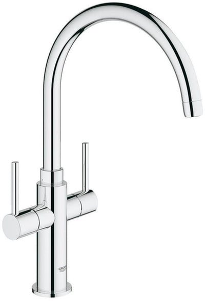 Grohe ambi cosmopolitan keukenkraan - hoog model - draaibare uitloop - chroom