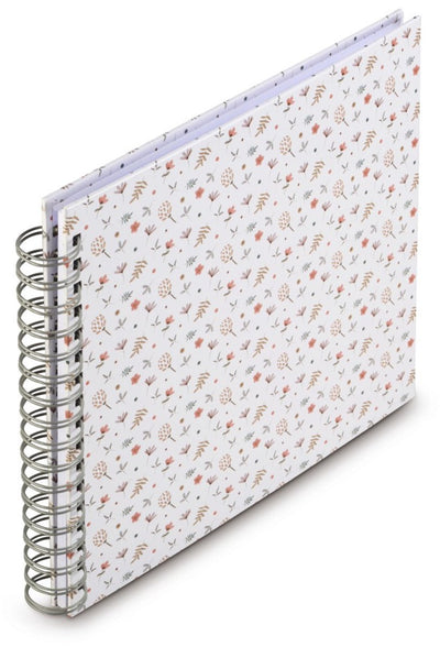 Hama spiraalalbum floral, 28x24 cm, 50 witte pagina's
