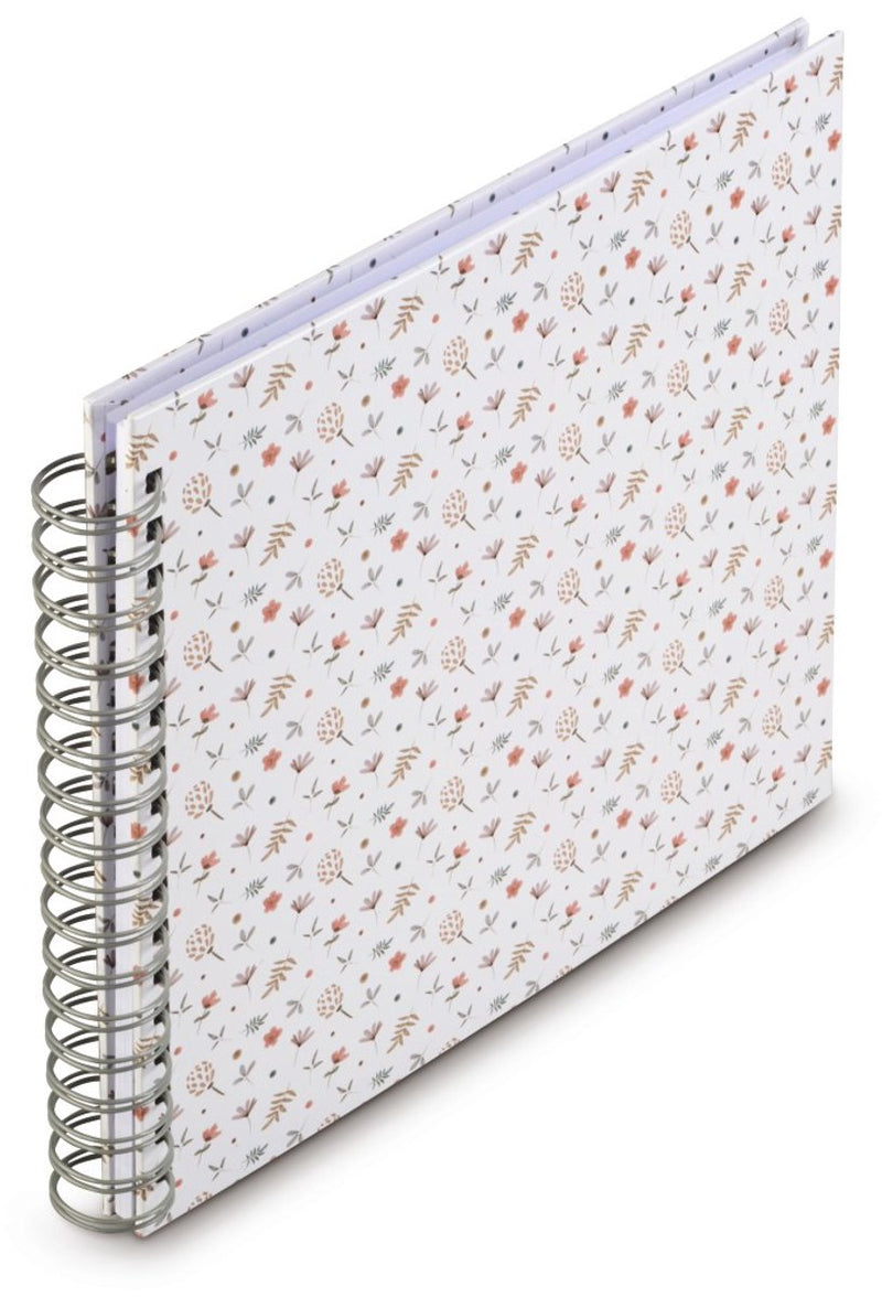 Hama spiraalalbum floral, 28x24 cm, 50 witte pagina's