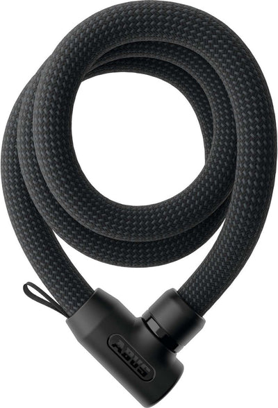 Abus fietsslot textiel-kettingslot - yarnit™ 4004k - security level 7 - zwart - 140 cm - geschikt voor elektrische fietsen en stadsfietsen - lichtgewicht - slechts 1,1 kg