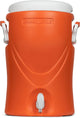 Pinnacle platino 5 gallon - geïsoleerde drankdispenser drankkoeler met kraantje - 20 liter - oranje