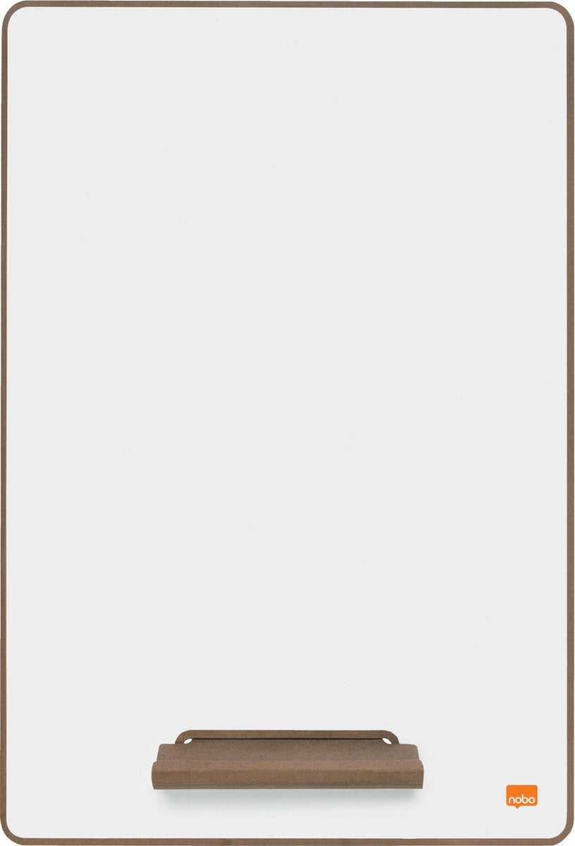 Nobo a4 mini whiteboard - met standaard en pennengoot - pak van 4 stuks