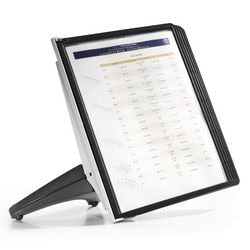Durable standaard voor bureaustandaard sherpa soho 5 - 5540 zwart din a4 aantal meegeleverde displaypanels 5