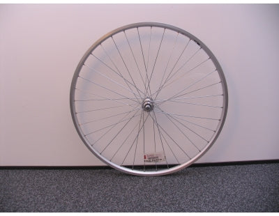 Voorwiel 28 x 1 1 4 - ryde zac19 velg - aluminium naaf - zilver