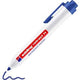 Permanentmarker edding met drukknop 11 1,5-3mm blauw