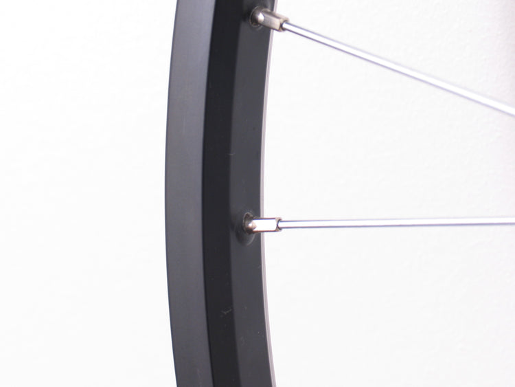 Achterwiel 28 x 1 4 aluminium freewheel qr - zwart