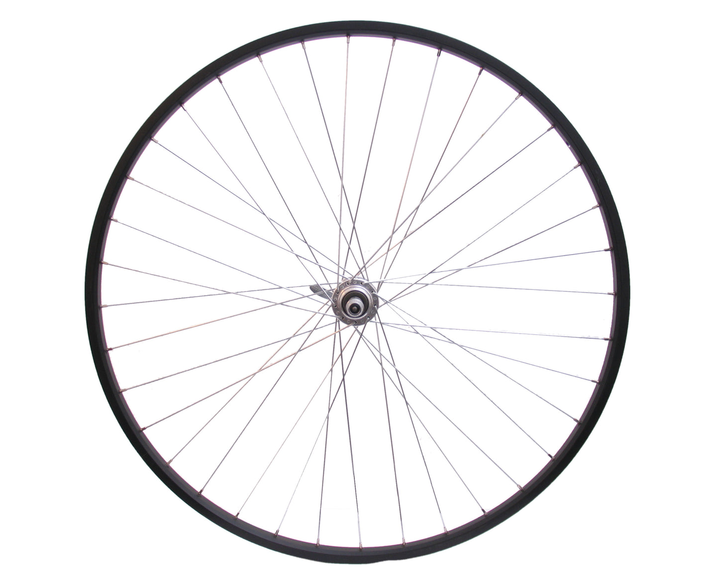 Achterwiel 28 x 1 4 aluminium freewheel qr - zwart