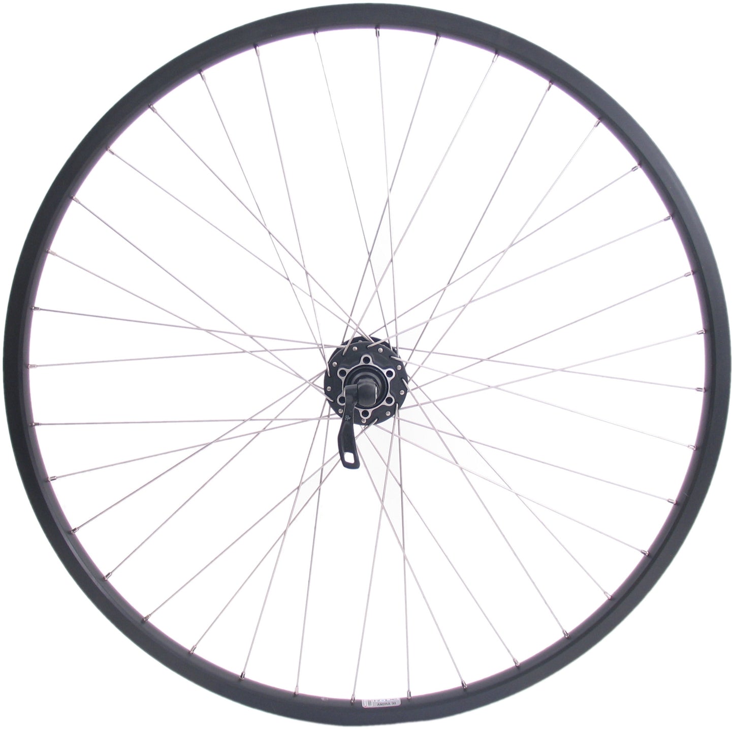 Shimano achterwiel 28 29 622x19c ryde andra 30 velg met fh-m525 8 9 10 speed naaf voor 6 bouts remschijf - zwart
