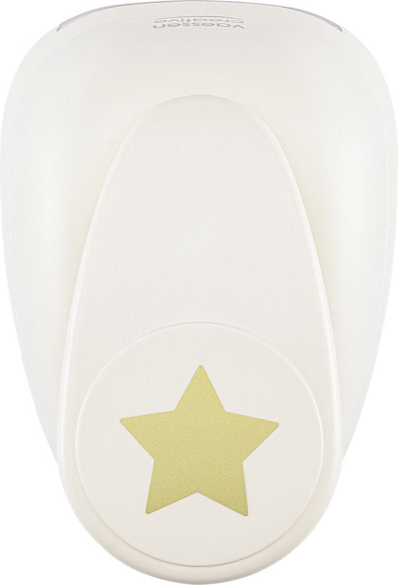 Vaessen creative pons - figuurpons - ster - 6,7 x 7,2 cm