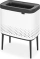 Brabantia bo wasmand - met deksel - 60 l - white