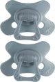 Difrax fopspeen natural - 6 tot 12 maanden - grijs - 2 stuks
