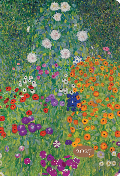 Peter pauper cottage garden compact diary 16-mnds 2027