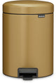 Brabantia newicon prullenbak - 5 liter - badkamer - warm gold