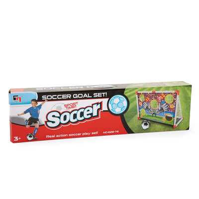 Hoppe voetbaldoel met puntenscherm