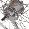 Shimano Achterwiel 28 622 x 19C ZAC19 velg met Nexus 7 remnaaf zilver