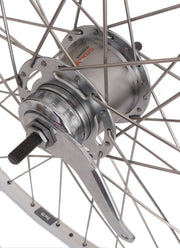 Shimano achterwiel 28 622 x 19c ryde zac19 velg met nexus 7 remnaaf - zilver - afbeelding 2