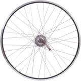 Shimano achterwiel 28 622 x 19c ryde zac19 velg met nexus 7 remnaaf - zwart zilver - afbeelding 1