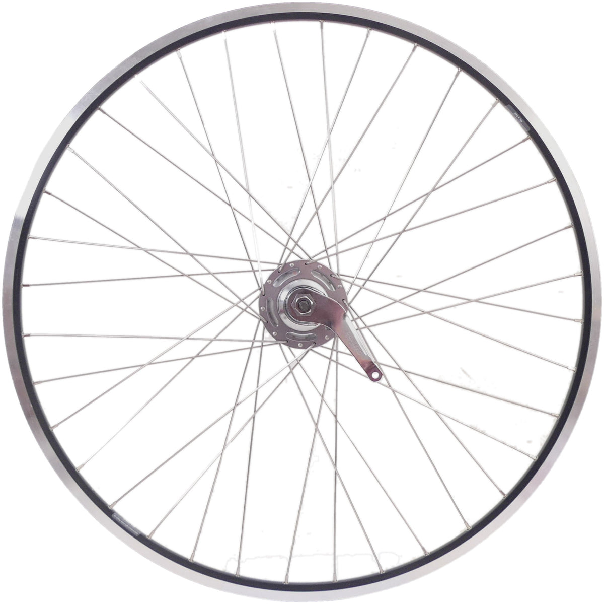 Shimano achterwiel 28 622 x 19c ryde zac19 velg met nexus 7 remnaaf - zwart zilver