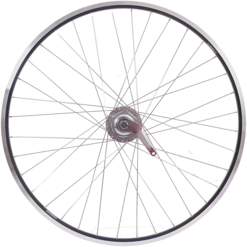 Shimano achterwiel 28 622 x 19c ryde zac19 velg met nexus 7 remnaaf - zwart zilver