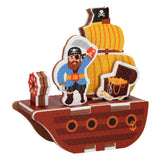 bad foam piratenboot 3d - afbeelding 1