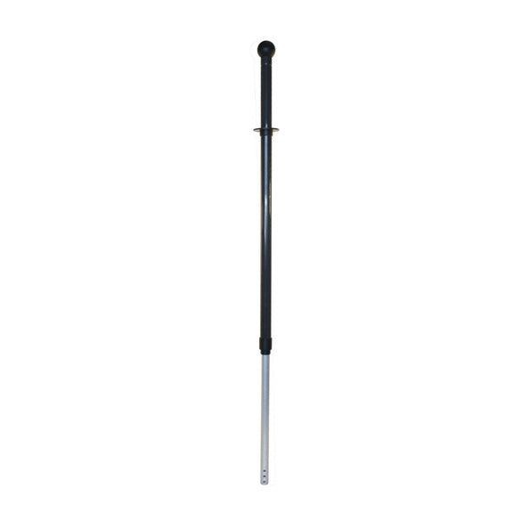 Betra aluminium telescoopsteel met ergokogel antraciet (1 stuk)