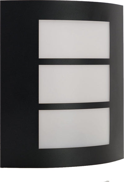 Eglo rascino-e wandlamp buiten - e27 - 26 cm - zwart wit
