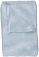Arti casa tafelkleed 150x240 cm - tafelkleed gestreept - tafelkleed materiaal mix polyester katoen lurex - tafelkleed voor eettafel - wit en groen blauw