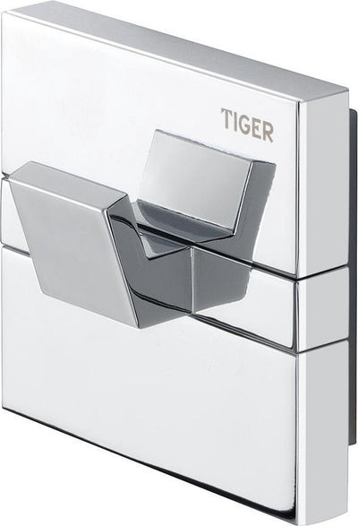 Tiger safira - handdoekhaak groot - chroom