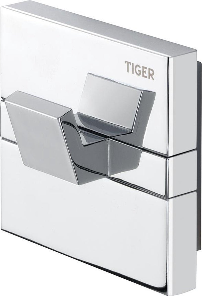 Tiger safira - handdoekhaak groot - chroom