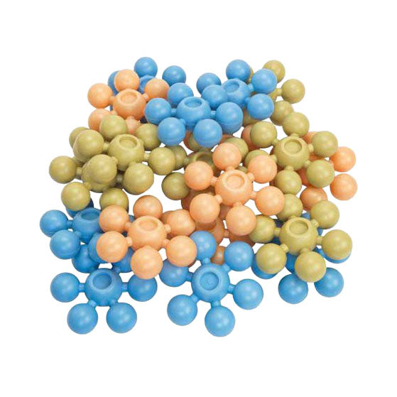Gekleurde stervormige connectors - 20st.