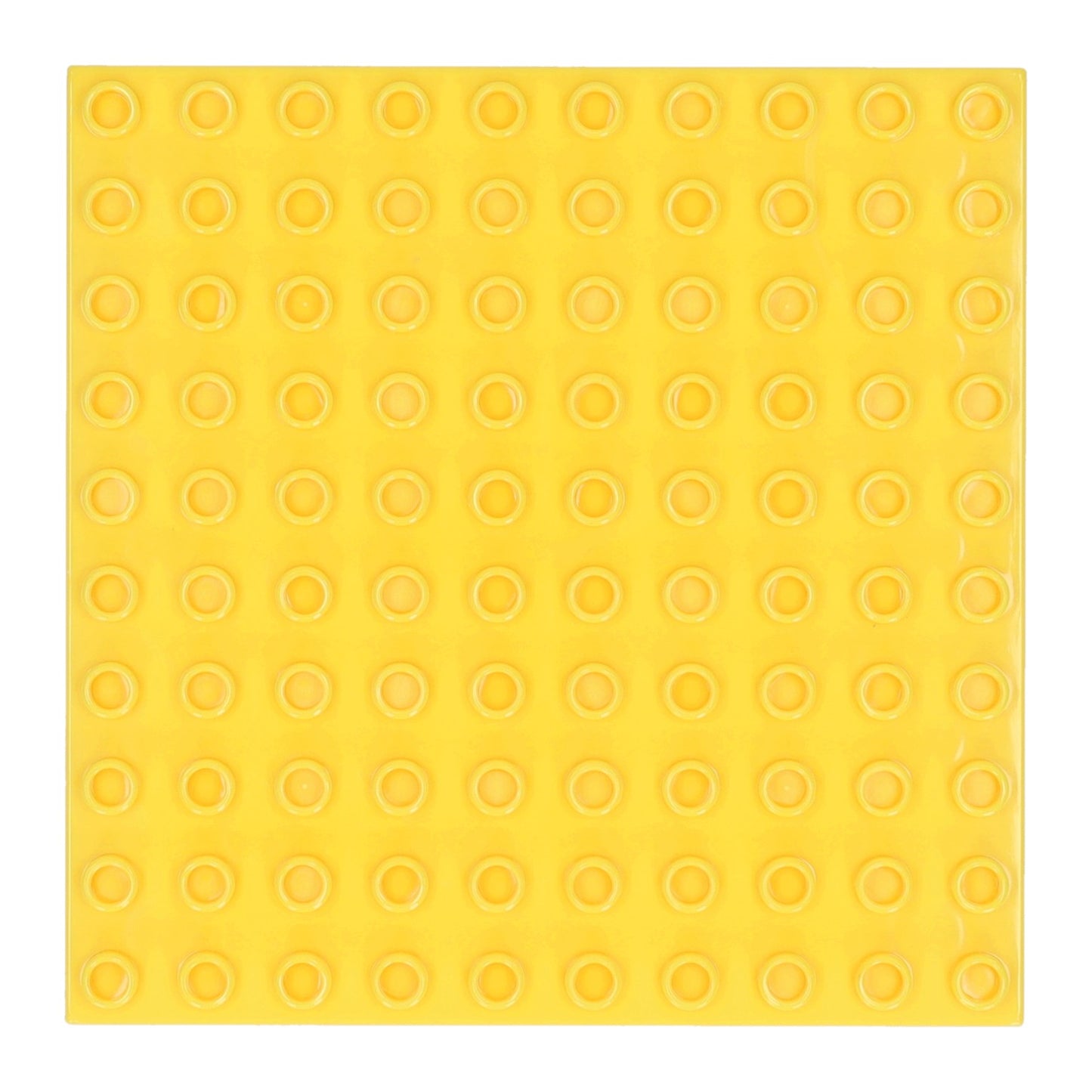 Bouwplaat geel - 16x16cm