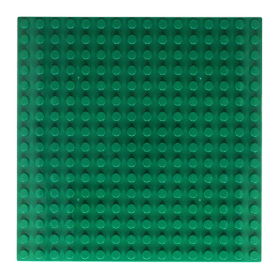 Bouwplaat groen - 25,5x25,5cm