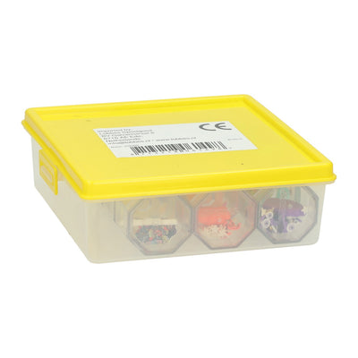 Albatros hengelsport glitter sprinkle stapelbare achthoeken - 12dlg