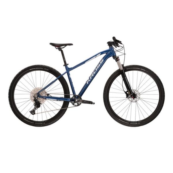 Kross mountainbike level 5.0 mtb - 29 inch - frame xl (20 inch) - blue silver gloss