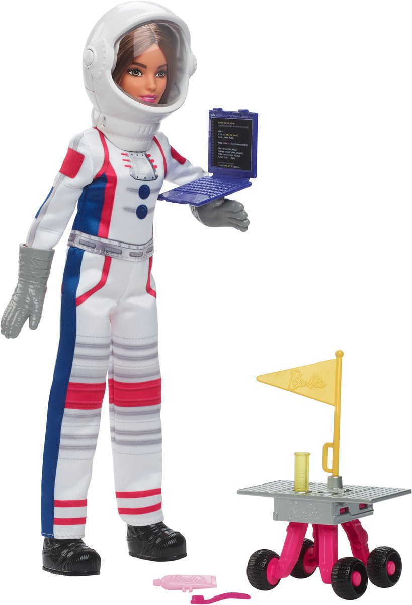 Barbie 65 jaar astronautenpop - pop
