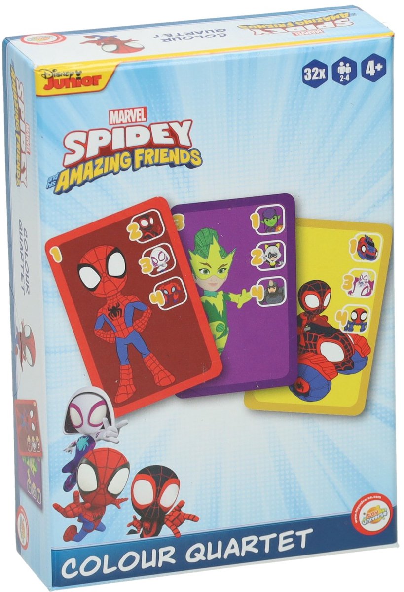 Creative craft group spidey kwartet - 32 kaarten