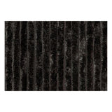 Wicotex kattenstaart deurgordijn 90x220 zwart 100% polypropyleen - afbeelding 2