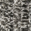 Wicotex kattenstaart deurgordijn 100x240cm zwart wit grijs