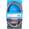 remkabel set universeel 1800 2350 mm zwart zilver