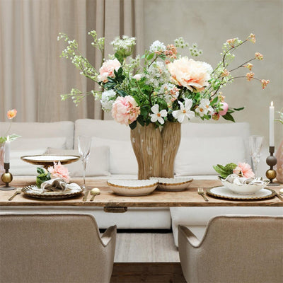 Countryfield vaas garber h19cm beige