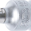 Bgs technic bit adapter with retaining ball square 1 2 to hex 1 4