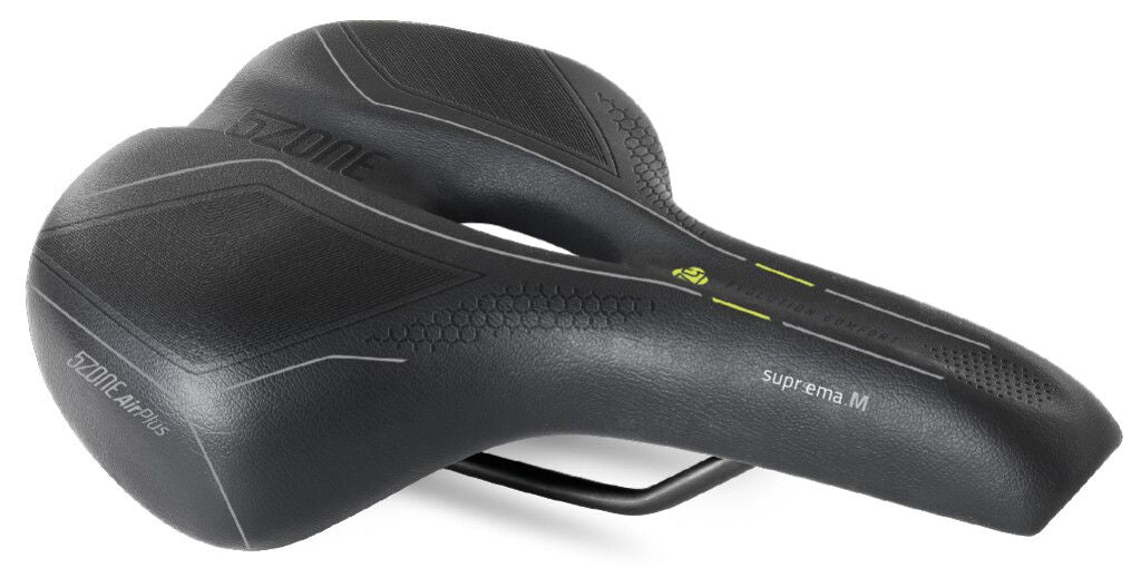 Selle Bassano zadel Suprema 5zone EL heren zwart