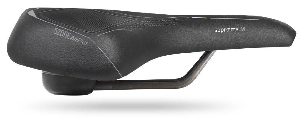 Selle Bassano zadel Suprema 5zone EL heren zwart